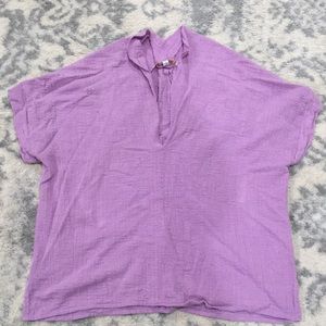Karlie Gauze Short Sleeve Shirt - size S